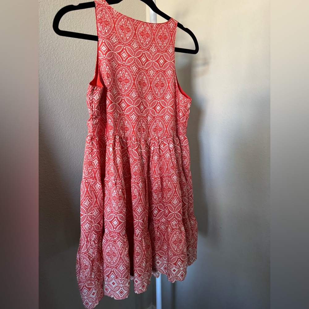 Sold. 🌺Sincerely Jules Coral Print V-Neck Sundress - Picture 3 of 4